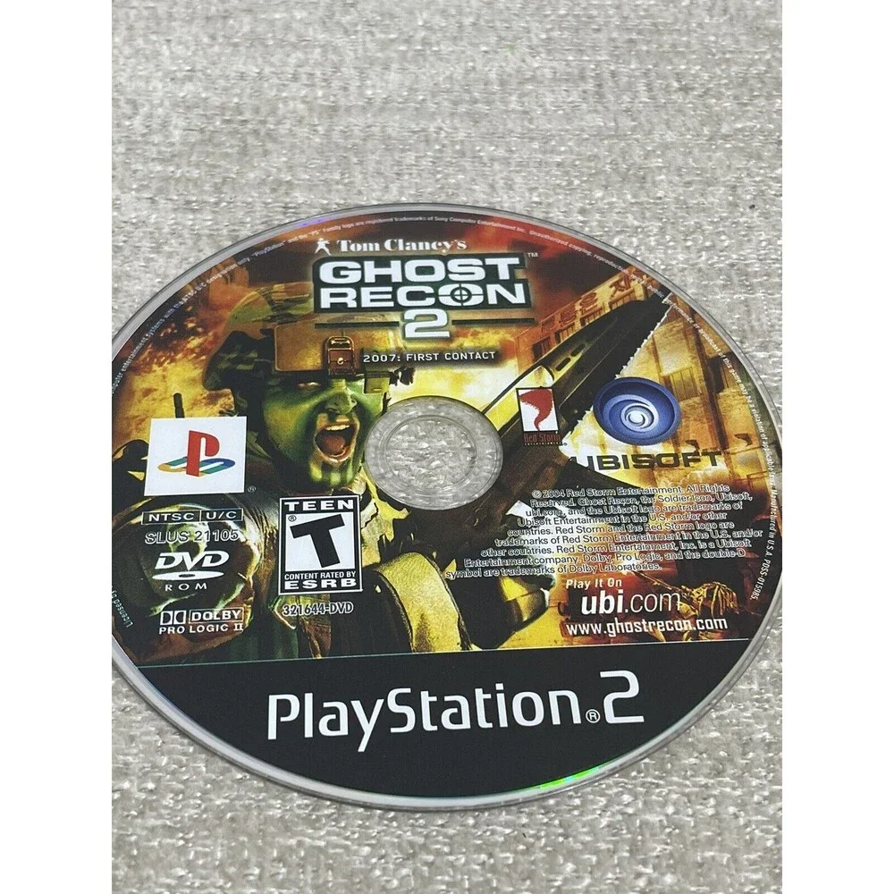 Tom Clancy's Ghost Recon 2 Sony PlayStation 2, 2004 PS2 Disc Only